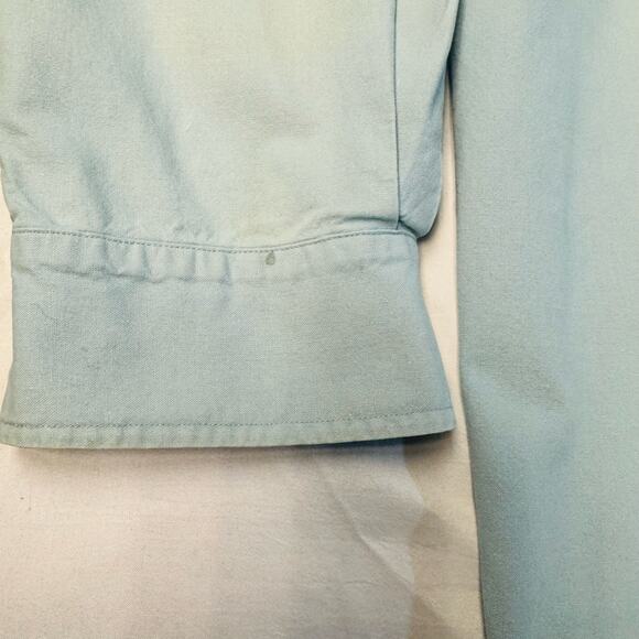 Banana Republic Button Up 100% Cotton Shirt Men's Size XL Light Chambray Blue - Picture 7 of 12